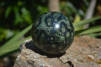 Polished Stromatolite / Kambamba Jasper Spheres  x 4 From Madagascar - Toprock Gemstones and Minerals 