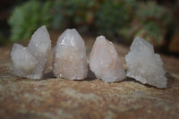 Natural Single White Spirit Quartz Crystals x 70 From Boekenhouthoek, South Africa