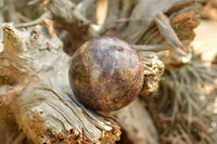 Polished Matrix Pyrope Garnet Spheres  x 3 From Madagascar - TopRock