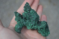 Natural Chatoyant Silky Malachite Specimens  x 6 From Kasompe, Congo - Toprock Gemstones and Minerals 