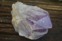 Natural Jacaranda Amethyst Clusters  x 3 From Mumbwa, Zambia - Toprock Gemstones and Minerals 