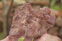 Natural Red Hematoid Quartz Specimens x 3 From Karoi, Zimbabwe - TopRock