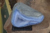 Polished Extra Large Blue Lace Agate Free Form  x 1 From Nsanje, Malawi - Toprock Gemstones and Minerals 