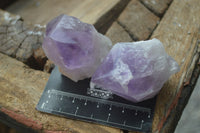 Polished Single Jacaranda Amethyst Crystals  x 6 From Zambia - Toprock Gemstones and Minerals 