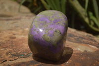 Polished Purple Stichtite & Serpentine Standing Free Form  x 1 From Barberton, South Africa - TopRock