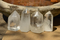 Polished Clear Quartz Crystal Points x 24 From Madagascar - TopRock