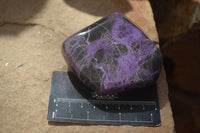 Polished Stichtite & Serpentine Free Forms x 4 From Barberton, South Africa