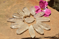 Natural Clear Quartz Crystals  x 48 From Madagascar - TopRock