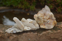 Natural Small Mixed Spirit Quartz Clusters / Crystals  x 24 From Boekenhouthoek, South Africa - TopRock