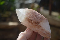 Natural Cascading Hematoid Candle Quartz Crystals  x 6 From Madagascar