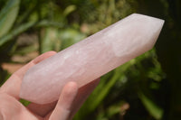 Polished Double Terminated Pink Rose Quartz Points  x 4 From Ambatondrazaka, Madagascar - TopRock