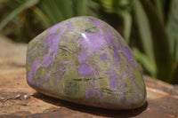 Polished Purple Stichtite & Serpentine Standing Free Form  x 1 From Barberton, South Africa - TopRock