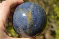 Polished Beautifully Blue Lazulite Spheres x 2 From Madagascar - TopRock