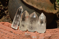 Polished Clear Quartz Crystal Points x 24 From Madagascar - TopRock