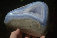 Polished Extra Large Blue Lace Agate Free Form  x 1 From Nsanje, Malawi - Toprock Gemstones and Minerals 