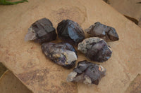 Natural Large Smokey Amethyst Crystal Specimens  x 6 From Chiredzi, Zimbabwe - Toprock Gemstones and Minerals 