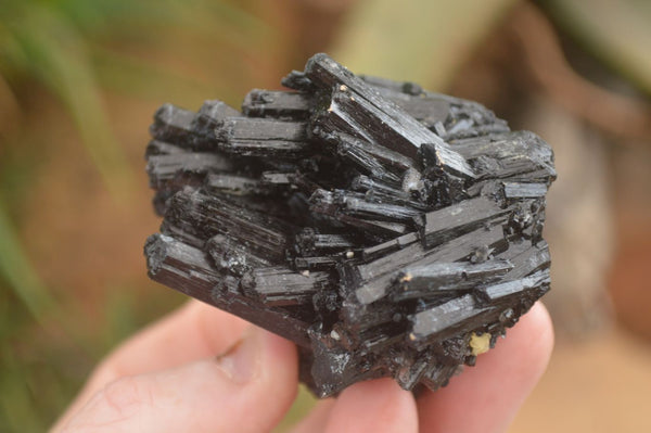 Natural Schorl Black Tourmaline Specimens x 12 From Erongo, Namibia