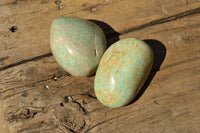 Polished Affordable Kobi Blue Amazonite Free Forms  x 12 From Zimbabwe - TopRock