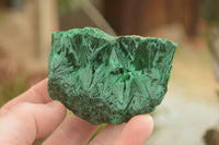 Natural Chatoyant Silky Malachite Specimens  x 6 From Kasompe, Congo - TopRock