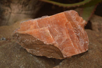 Natural New Sunset Orange Calcite Specimens  x 3 From Spitzkop, Namibia