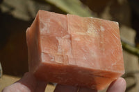 Natural New Sunset Orange Calcite Specimens A Grade x 5 From Spitzkoppe, Namibia - Toprock Gemstones and Minerals 