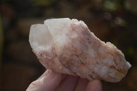 Natural Cascading Hematoid Candle Quartz Crystals  x 6 From Madagascar