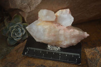 Natural Cascading Hematoid Candle Quartz Crystals  x 6 From Madagascar