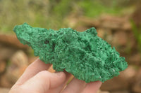 Natural Chatoyant Silky Malachite Specimens  x 6 From Kasompe, Congo - TopRock