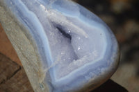 Polished Extra Large Blue Lace Agate Free Form  x 1 From Nsanje, Malawi - Toprock Gemstones and Minerals 