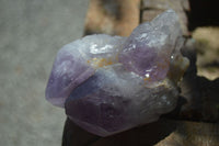 Natural Jacaranda Amethyst Clusters  x 3 From Mumbwa, Zambia - Toprock Gemstones and Minerals 