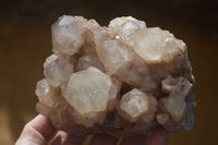 Natural Cascading Smokey Quartz Clusters x 2 From Luena, Congo