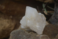 Natural Cathedral Window Quartz Crystals  x 6 From Madagascar