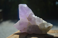 Natural Jacaranda Amethyst Clusters  x 3 From Mumbwa, Zambia - Toprock Gemstones and Minerals 