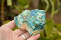 Natural Rough Blue Shattuckite Specimens  x 12 From Kaokoveld, Namibia - TopRock