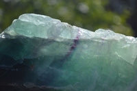 Polished Watermelon Fluorite Standing Free Form  x 1 From Uis, Namibia