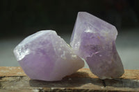 Polished Single Jacaranda Amethyst Crystals  x 6 From Zambia - Toprock Gemstones and Minerals 