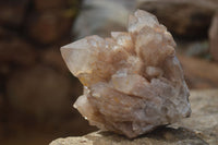 Natural Cascading Smokey Quartz Clusters x 2 From Luena, Congo