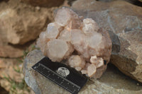 Natural Cascading Smokey Quartz Clusters x 2 From Luena, Congo