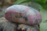 Natural Rough & Polished Rhodonite Specimens  x 5 From Zimbabwe - TopRock