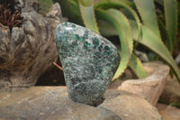 Polished Rare Emerald Mica In Matrix Standing Free Forms x 1 From Mutoko, Zimbabwe