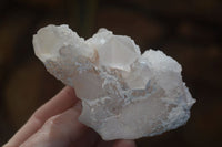 Natural Cathedral Window Quartz Crystals  x 6 From Madagascar