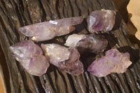 Natural Large Window Amethyst Crystals  x 6 From Chiredzi, Zimbabwe