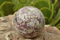 Polished Pink Rubellite Tourmaline Spheres x 3 From Madagascar - TopRock