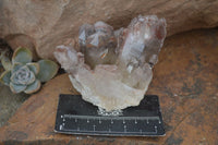 Natural Red Hematoid Quartz Clusters x 6 From Karoi, Zimbabwe