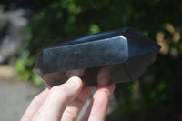 Polished Double Terminated Black Basalt Points  x 4 From Madagascar - Toprock Gemstones and Minerals 