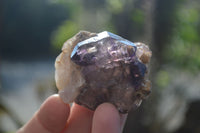 Natural Skeletal Smokey Amethyst Crystals  x 12 From Chiredzi, Zimbabwe