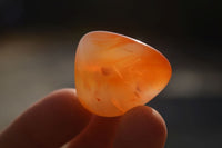 Polished  Small Carnelian Agate Free Forms  x 42 From Madagascar