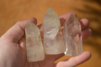 Polished  Lovely Mixed Quartz Points x 8 From Madagascar