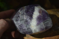 Polished Dark Purple Chevron Amethyst Points  x 6 From Zambia - Toprock Gemstones and Minerals 