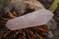 Polished Double Terminated Pink Rose Quartz Points  x 4 From Ambatondrazaka, Madagascar - TopRock